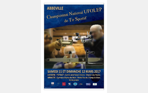 CHAMPIONNAT NATIONAL DE TIR SPORTIF UFOLEP carabine-pistolet et arbalète