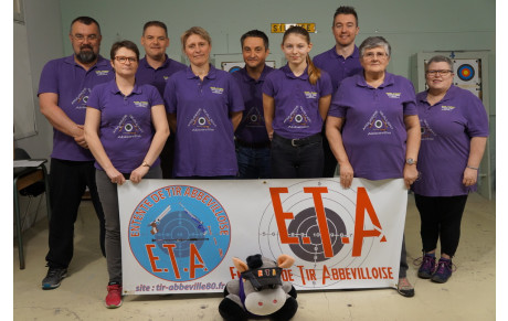 10 TIREURS pour le CHAMPIONNAT NATIONAL DE TIR SPORTIF UFOLEP HIVER à MAREAU AUX PRES (45)